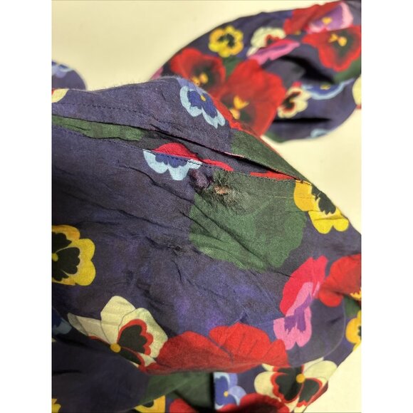 Nicobar Women’s XS Floral Viscose Pants Flaw - Picture 9 of 9